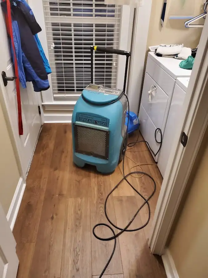 Commercial dehumidifier deployed for Flood Damage Cleanup in Pine Bluff