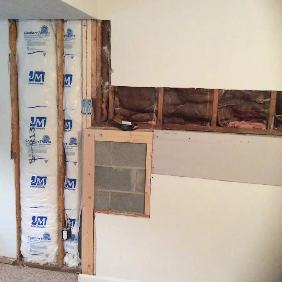 Wall insulation replacement during Odor Removal & Deodorization in Pine Bluff